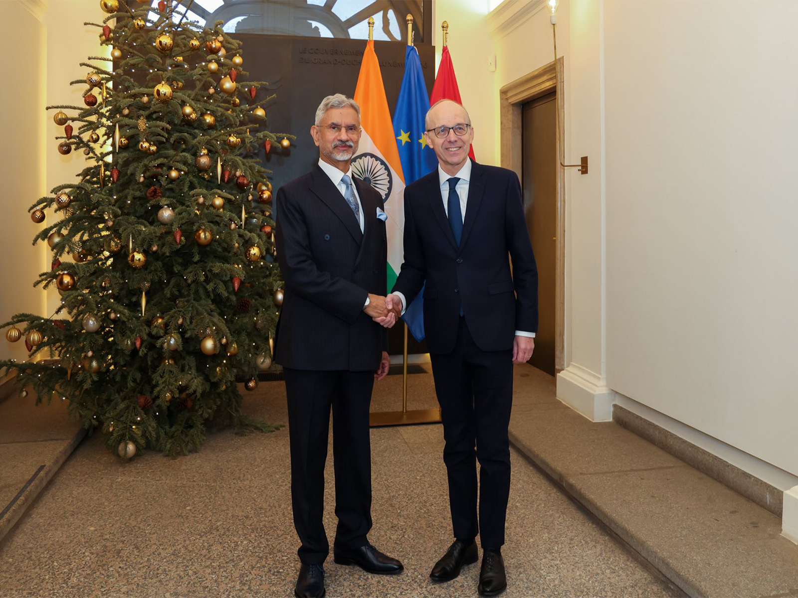 External Affairs Minister S. Jaishankar meets Luxembourg Prime Minister Luc Frieden (Photo: X/@DrSJaishankar) External Affairs Minister S. Jaishankar meets Luxembourg Prime Minister Luc Frieden (Photo: X/@DrSJaishankar)