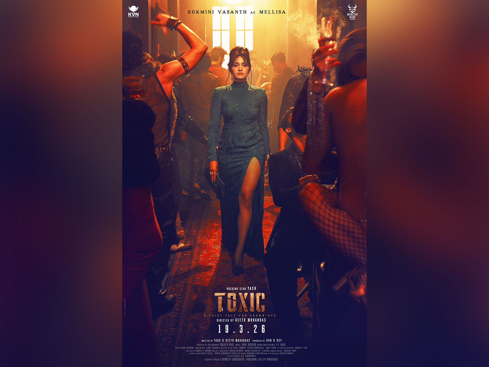 Rukmini in Toxic (Image source: Instagram@rukmini_vasanth)