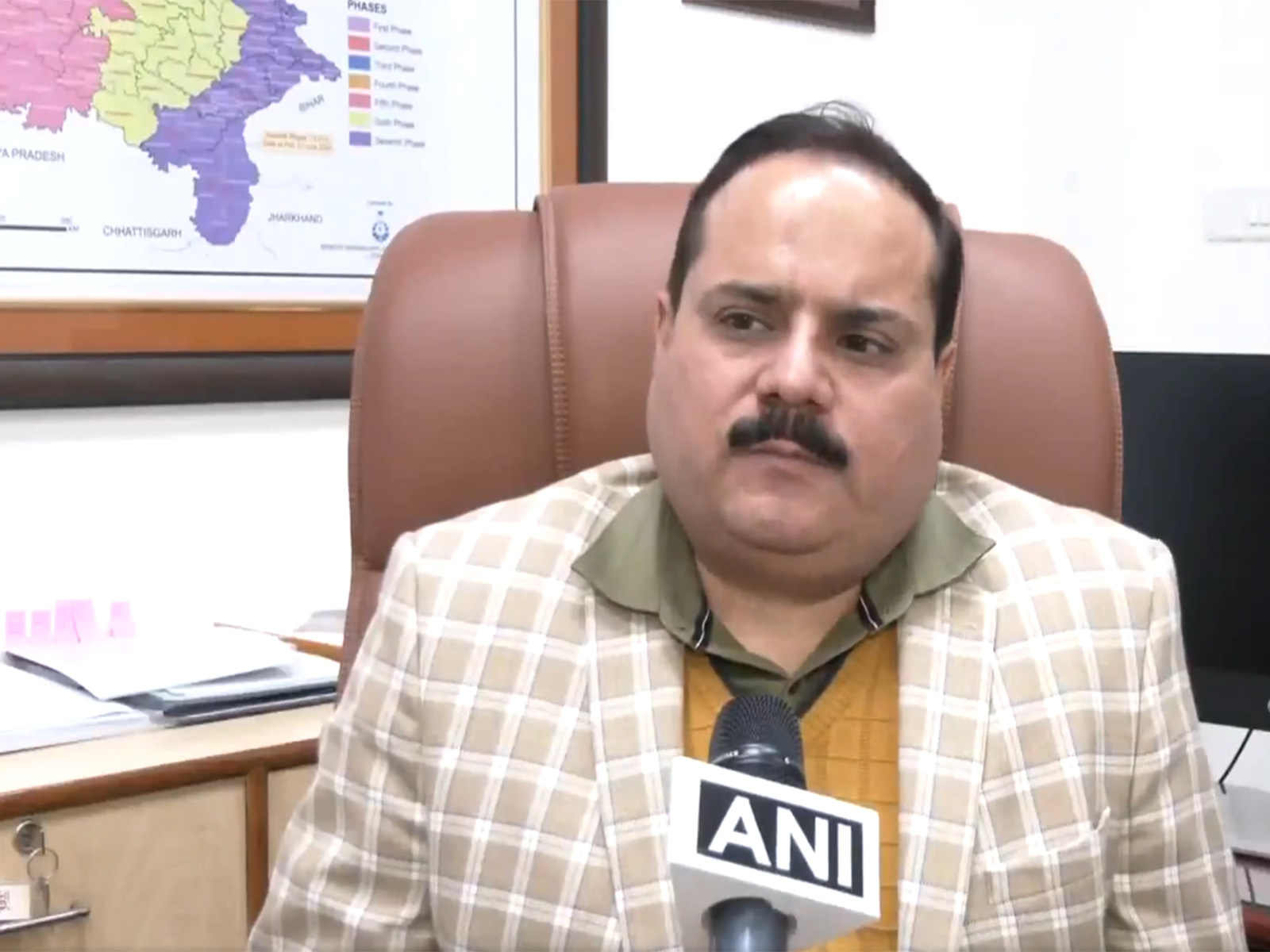 Uttar Pradesh Chief Election Officer Navdeep Rinwa. (Photo/ANI)