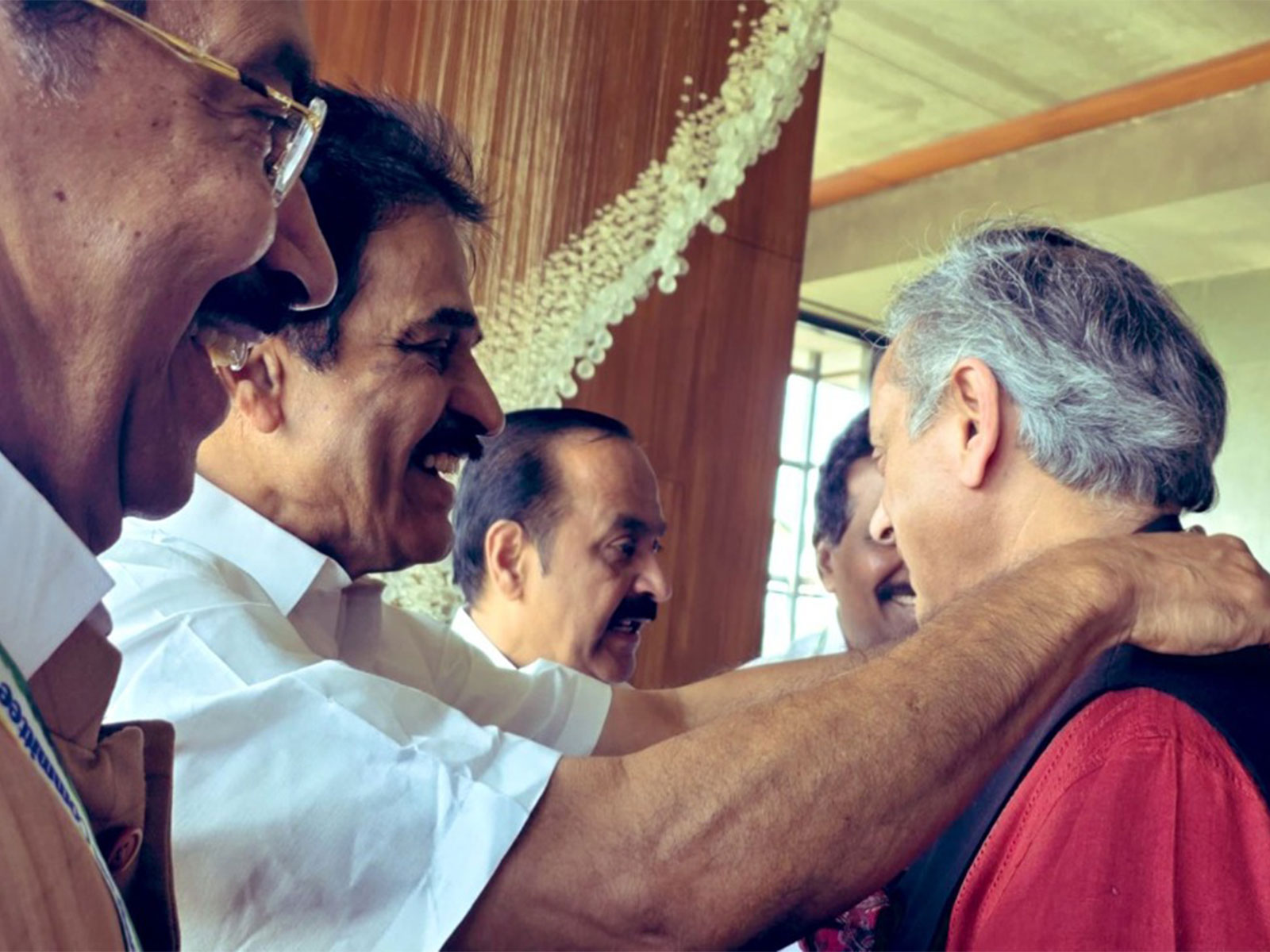 Congress MP Shashi Tharoor with Congress General Secretary KC Venugopal (Photo/X@ShashiTharoor)