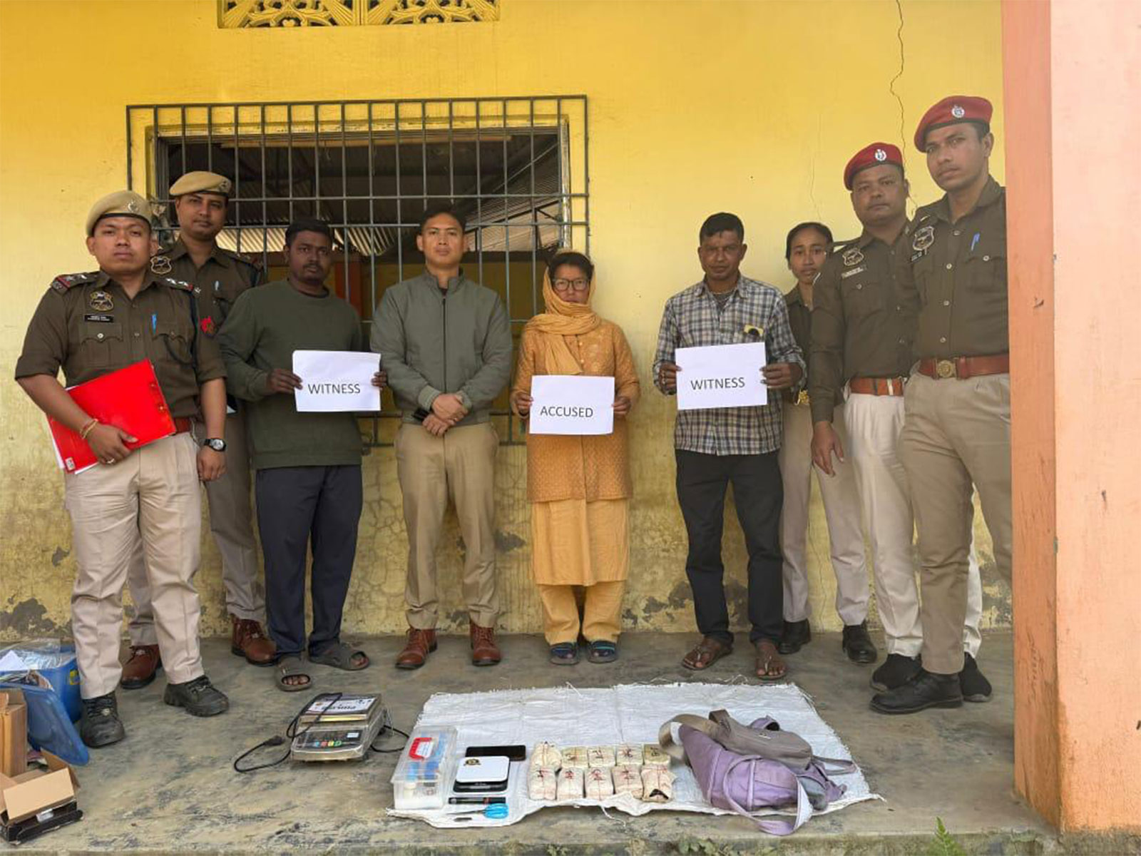 Assam police with arrested accused (Photo/ Cachar police) Assam police with arrested accused (Photo/ Cachar police)