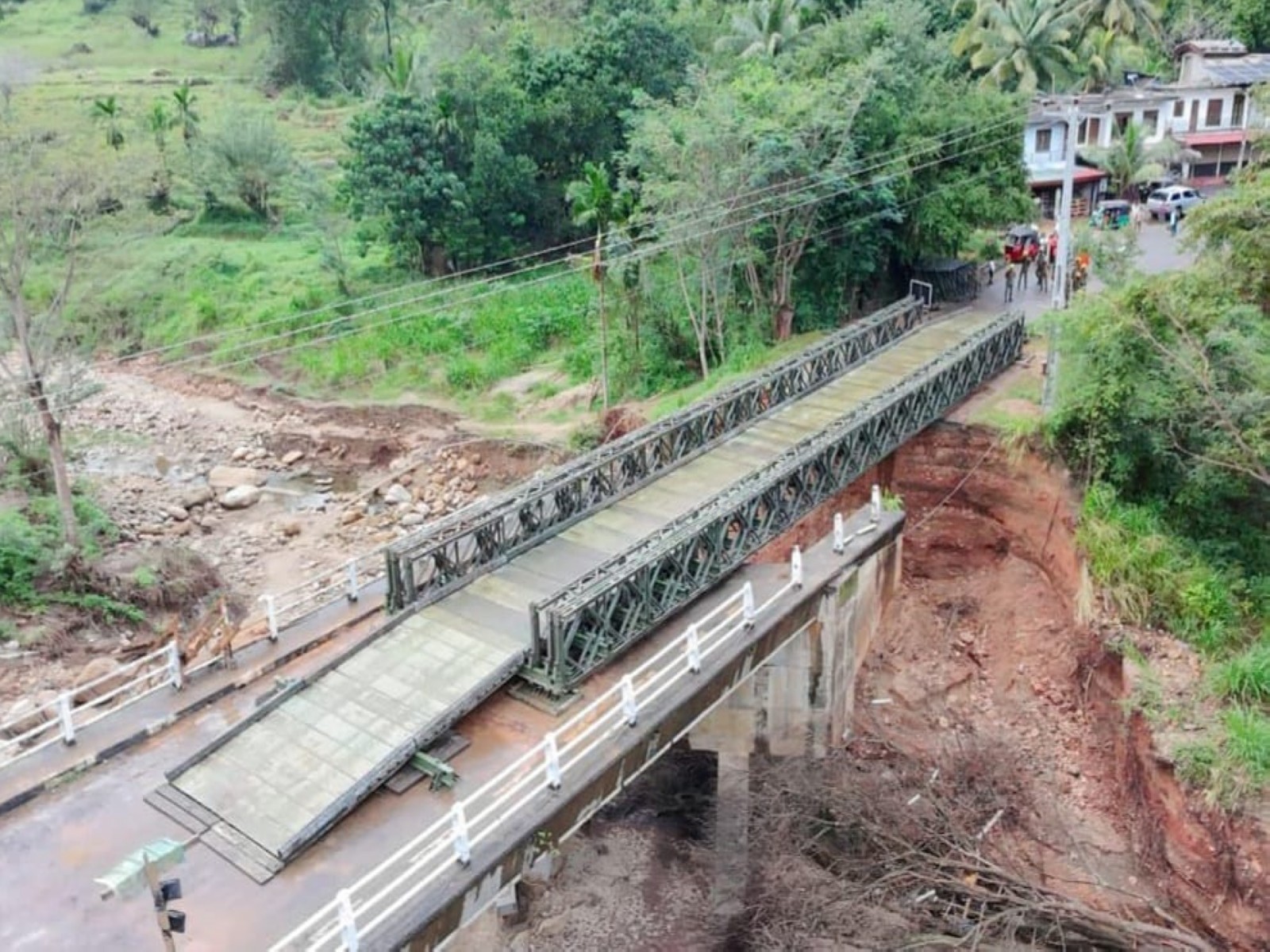 A Bailey bridge constructed by Indian Army in Sri Lanka (Photo/ADGPI) A Bailey bridge constructed by Indian Army in Sri Lanka (Photo/ADGPI)