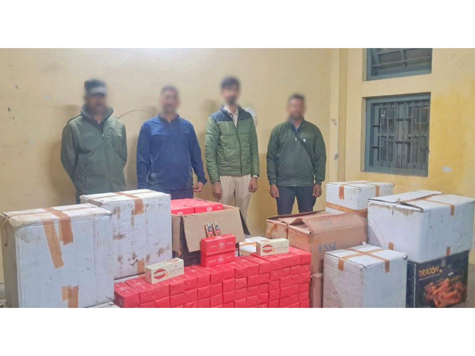 Assam Rifles seizes counterfeit Cigarettes worth ₹34 lakhs (Photo/Assam Rifles)