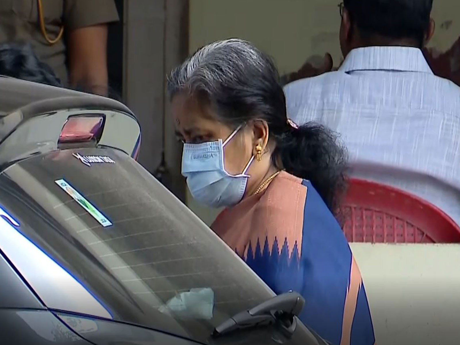 Former Devaswom Secretary S Jayashree appears before SIT (Photo/ANI) Former Devaswom Secretary S Jayashree appears before SIT (Photo/ANI)
