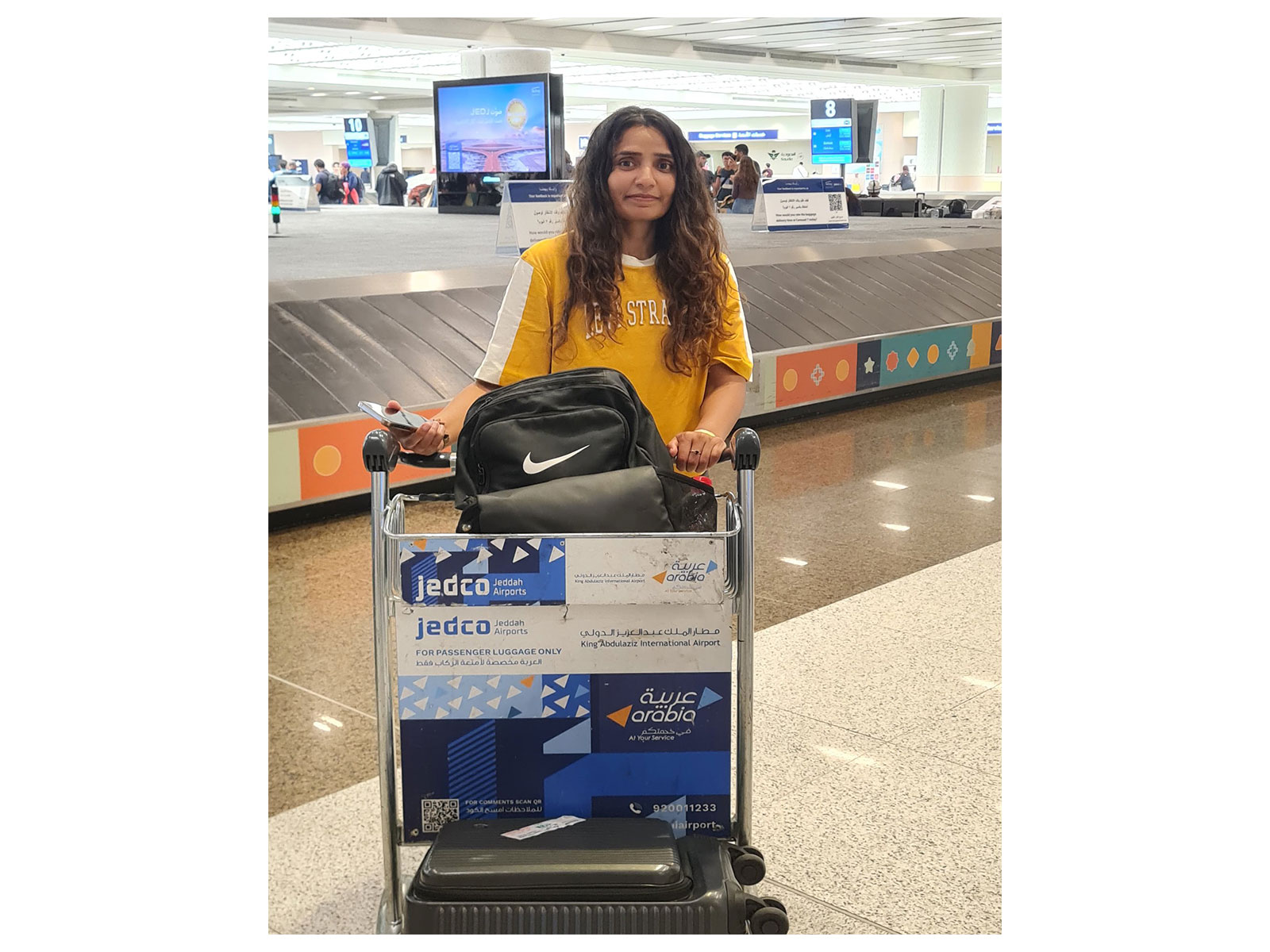 Indian national Rakki Kishan Gopal, stranded on Yemen’s Socotra Island, arrives in India after being evacuated via Jeddah on January 7. (Photo: X/@IndiaInYemen) Indian national Rakki Kishan Gopal, stranded on Yemen’s Socotra Island, arrives in India after being evacuated via Jeddah on January 7. (Photo: X/@IndiaInYemen)