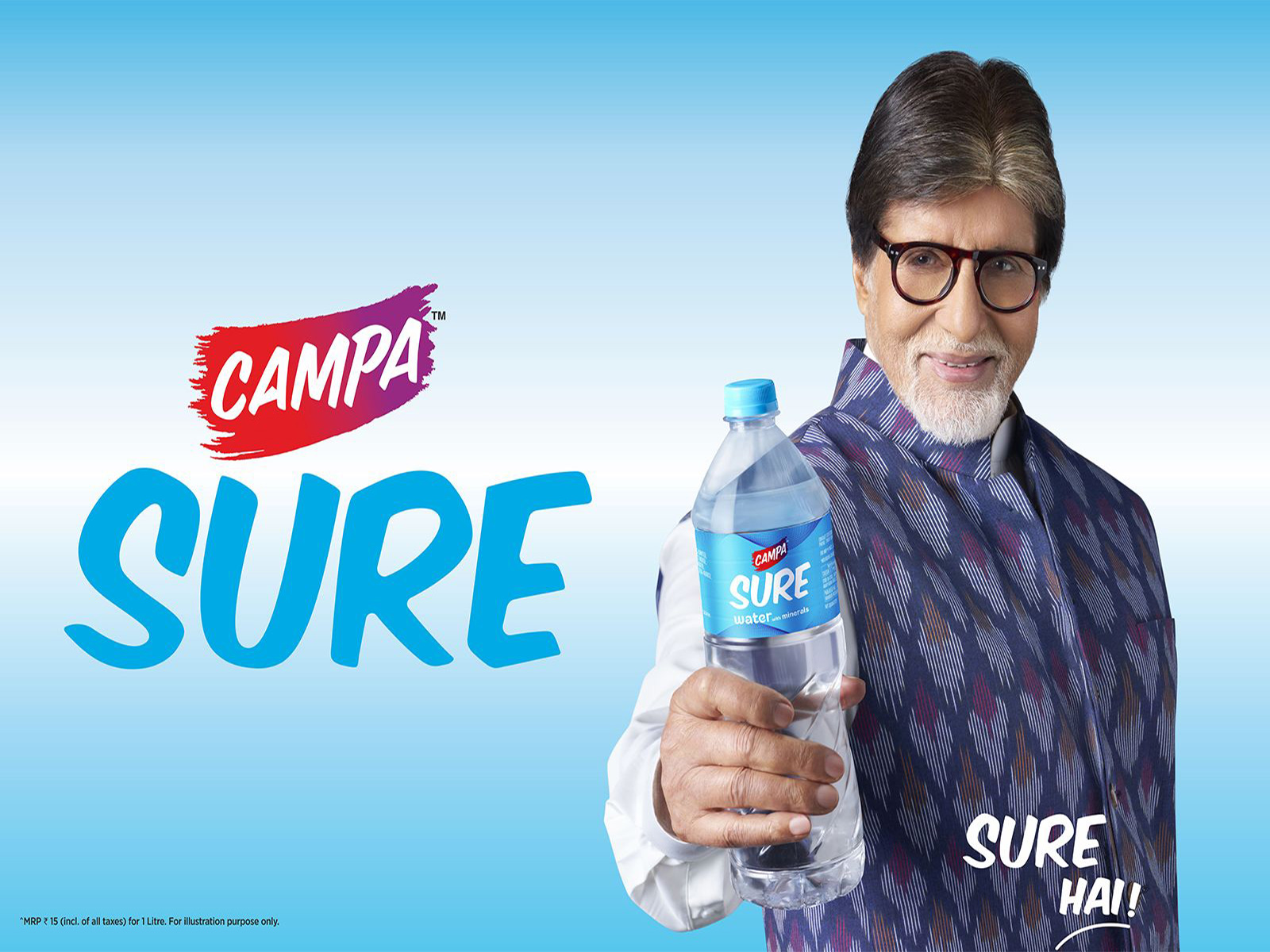 Amitabh Bachchan joins as Campa Sure brand ambassador (Photo/Reliance Consumer Products Limited) 