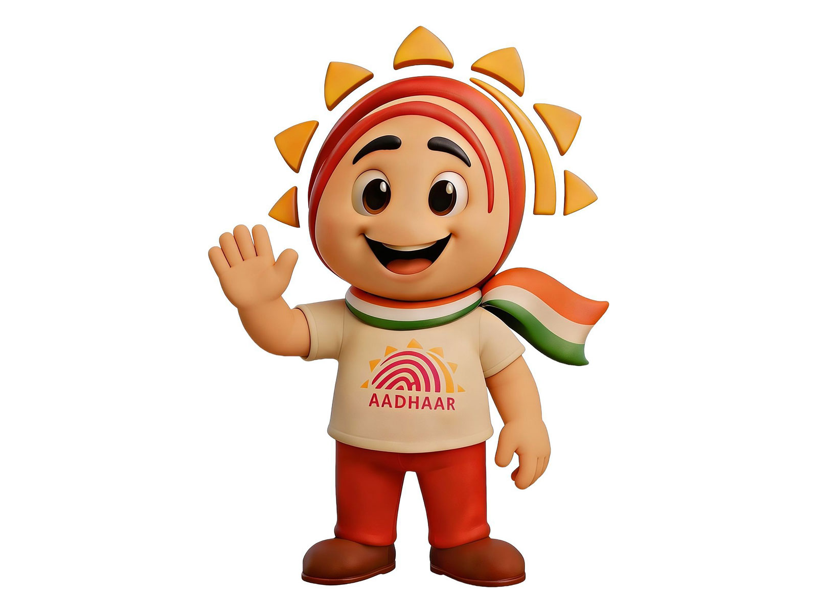 Aadhaar mascot named Udai (उदय) (Photo/Ministry of Electronics & IT)