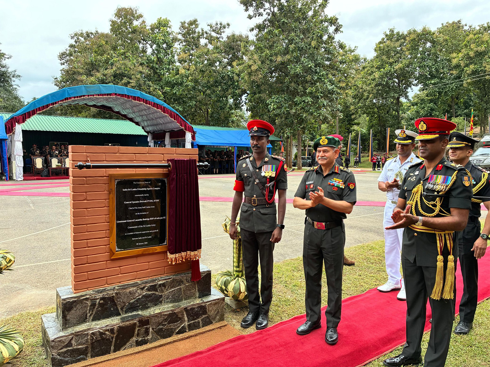 COAS General Upendra Dwivedi at the Army War College in Sri Lanka (Photo/ X@ADGPI)
