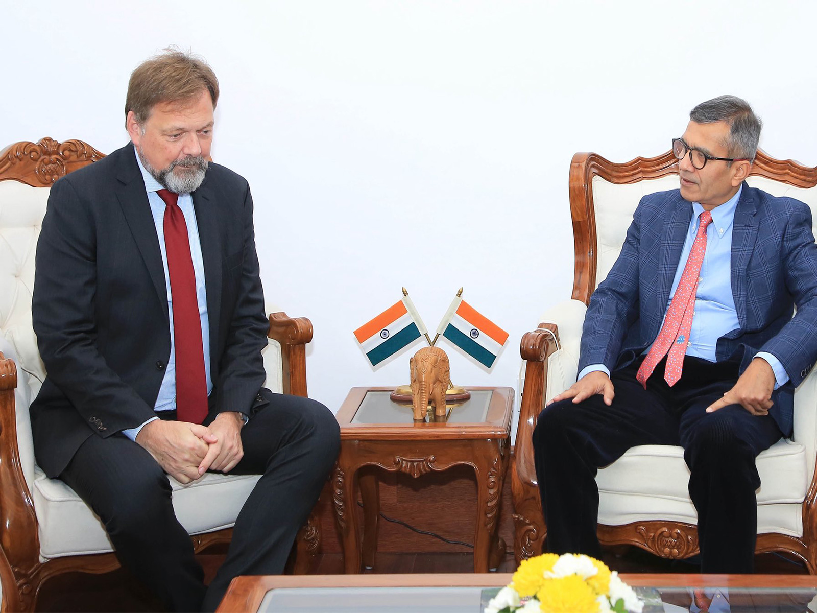 German Ambassador calls on Defence Secretary Rajesh Kumar Singh (Photo/ X@SpokespersonMoD)