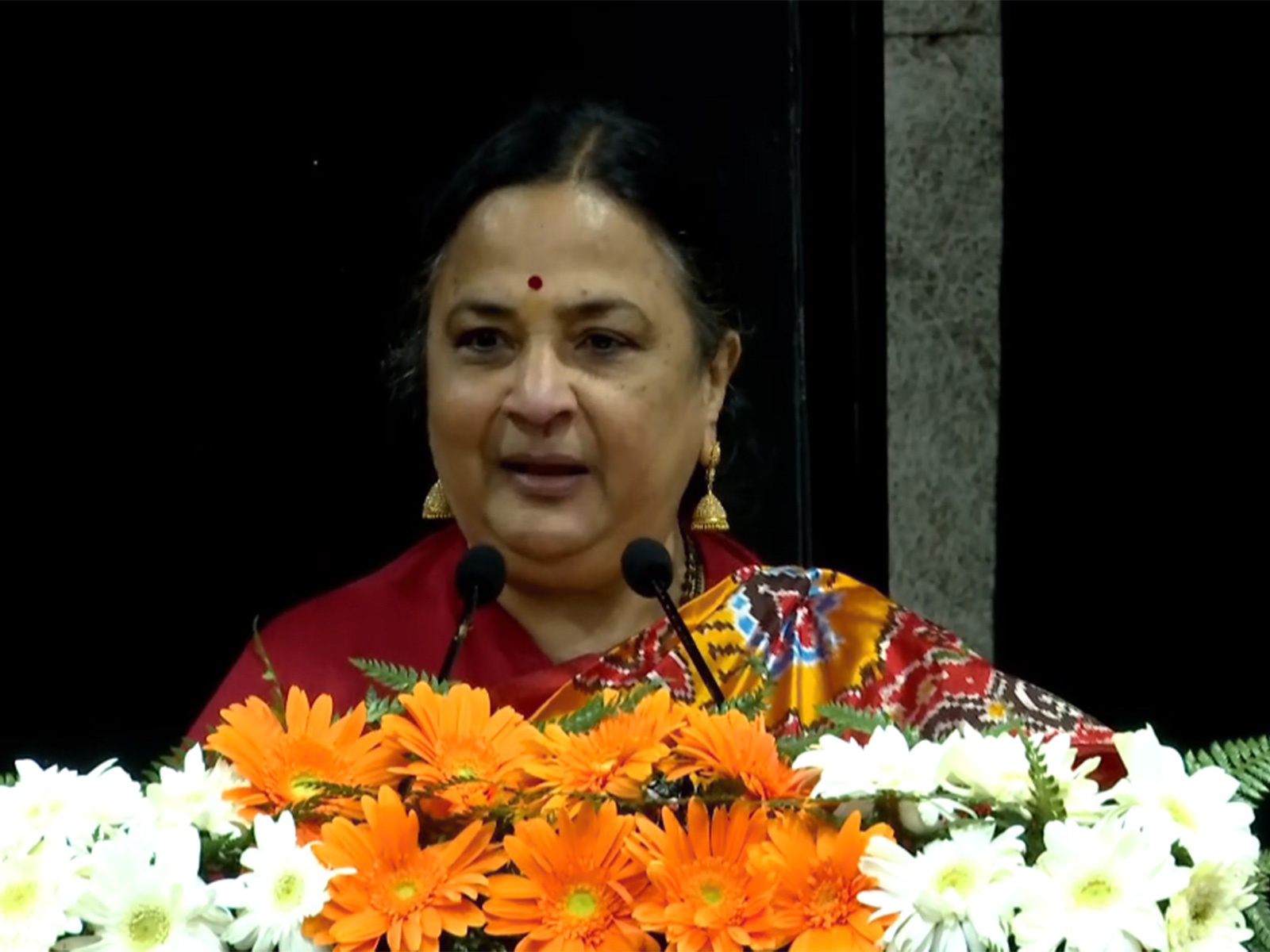 JNU Vice Chancellor, Prof. Santishree Dhulipudi Pandit (Photo/ANI)