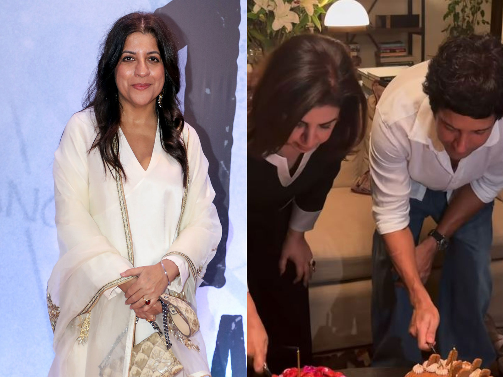 Zoya Akhtar wishes Farhan Akhtar, Farah Khan (Photo/ANI/Instagram@zoieakhtar)