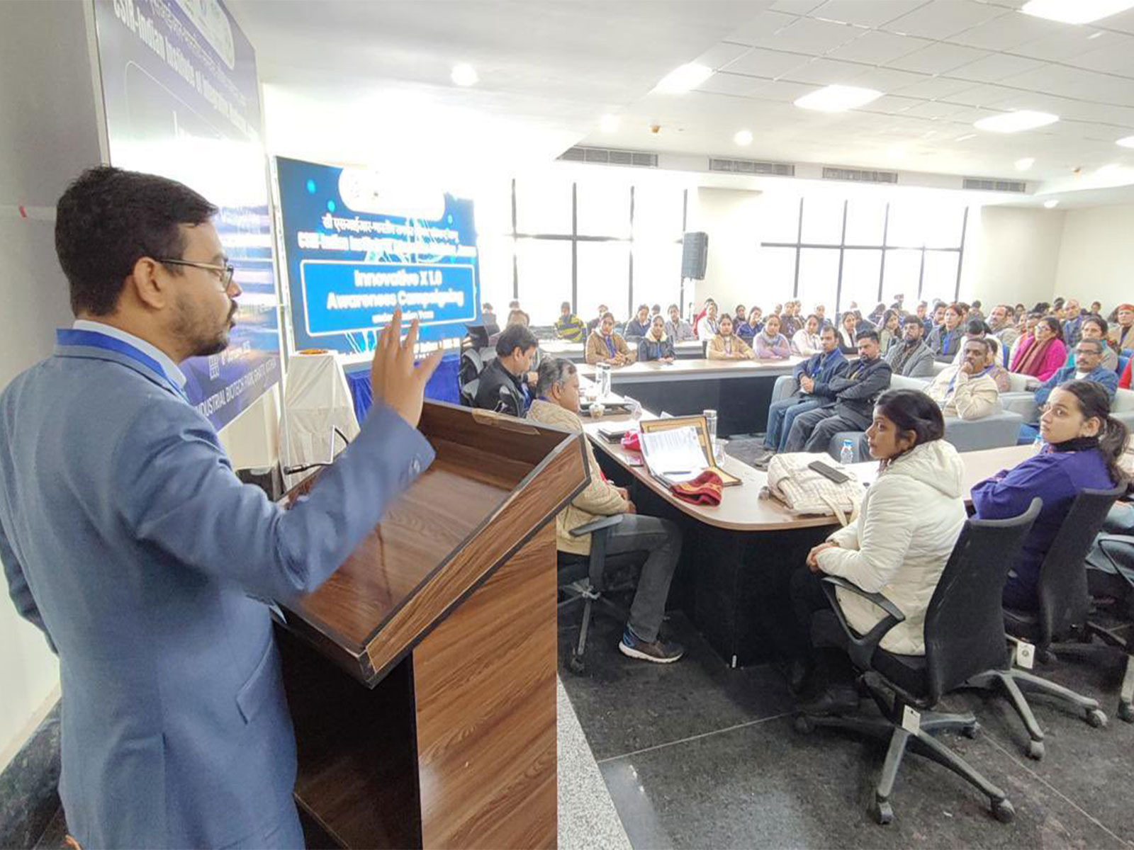 Innovative X 1.0 – Awareness Campaign orgainised at IIIM Kathua (Photo/ @csiriiim)