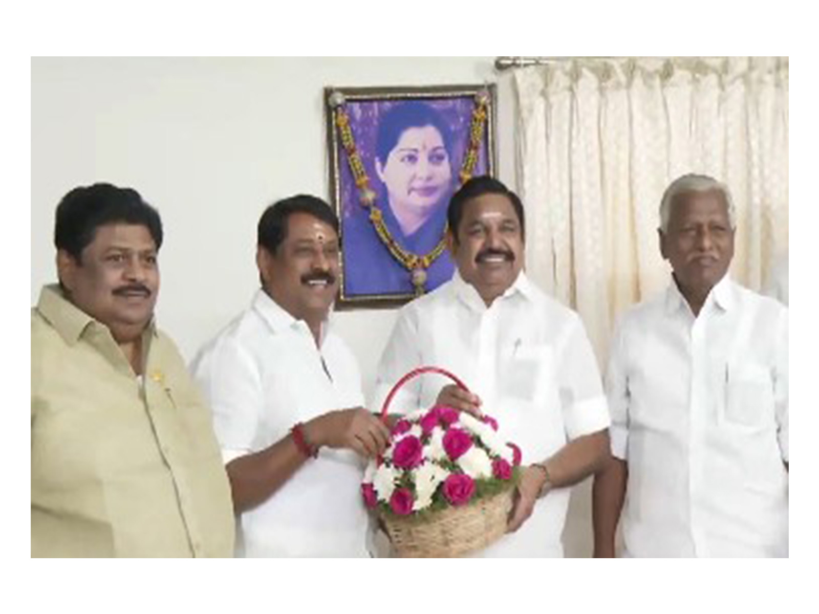 Tamil Nadu BJP President Nainar Nagendran with AIADMK General Secretary Edappadi K. Palaniswami. (Photo/AIADMK) Tamil Nadu BJP President Nainar Nagendran with AIADMK General Secretary Edappadi K. Palaniswami. (Photo/AIADMK)
