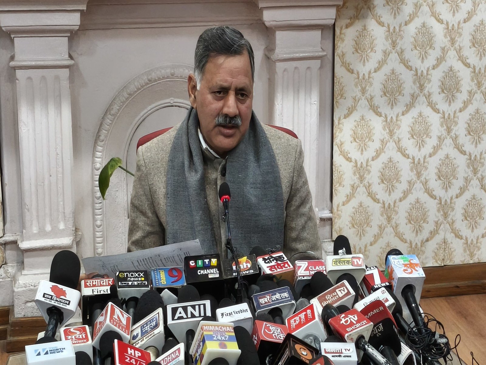 Himachal Technical Education Minister Rajesh Dharmani (Photo/ANI)