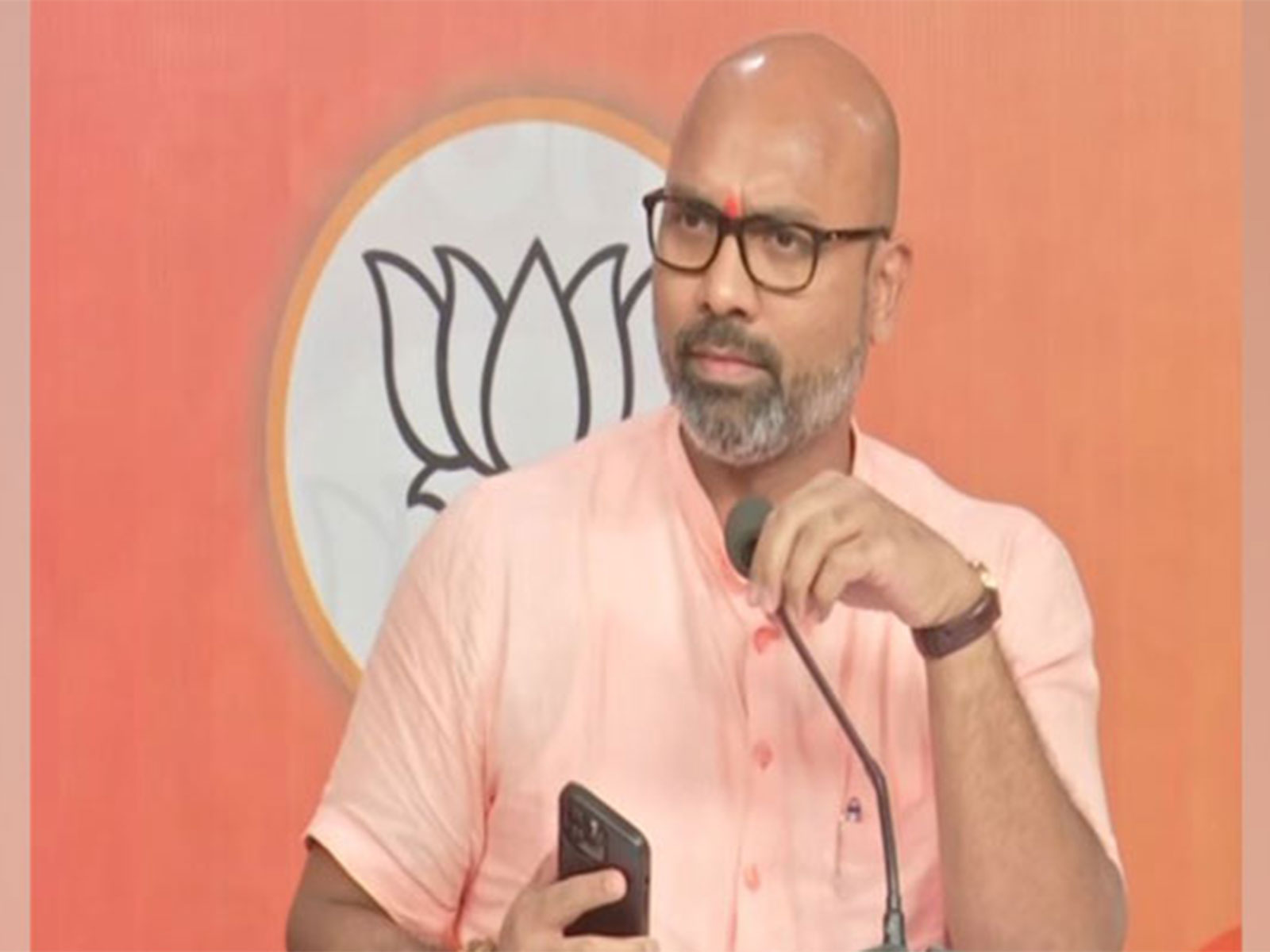 BJP MP Dharmapuri Arvind (File Photo/ANI)