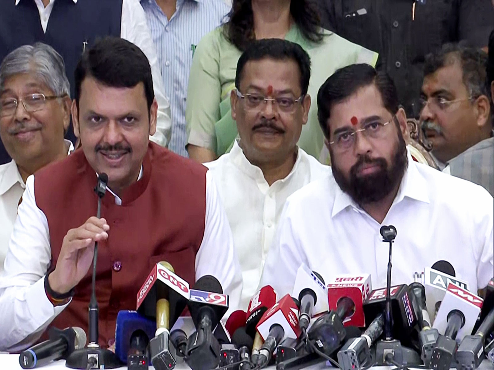 Maharashtra Chief Minister Devendra Fadnavis and Deputy Chief Minister Eknath Shinde (File Photo/ANI)