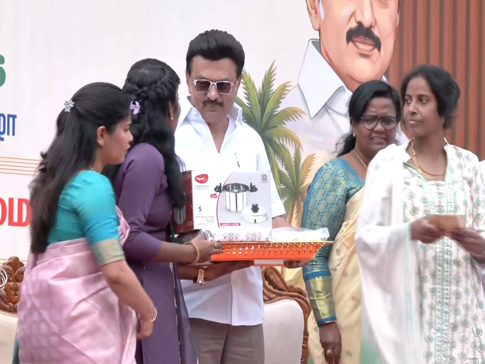 CM MK Stalin attends Pongal celebration in Chennai (Photo/ ANI)