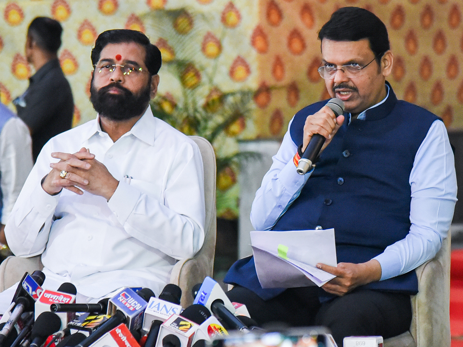 Maharashtra CM Devendra Fadnavis (R) and Deputy CM Eknath Shinde (L) (File Photo: ANI) Maharashtra CM Devendra Fadnavis (R) and Deputy CM Eknath Shinde (L) (File Photo: ANI)