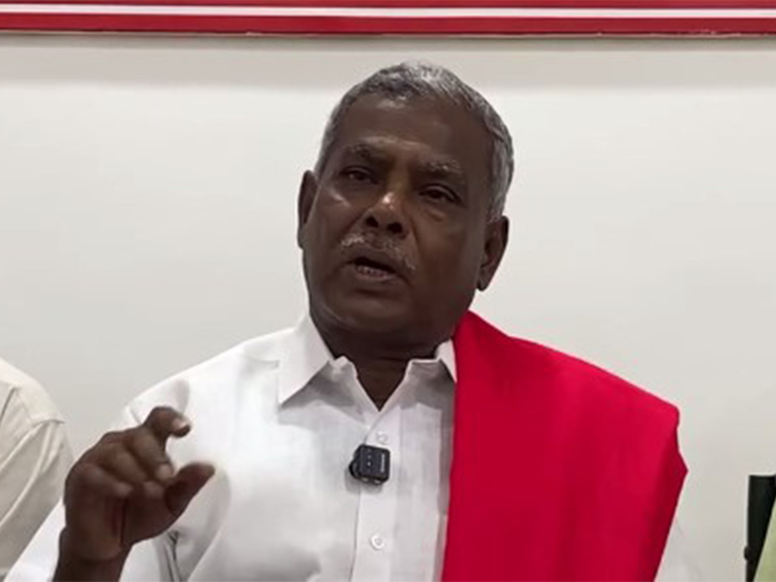 Tamil Nadu State Secretary of the Communist Party of India (Marxist), P Shanmugam (Photo/ANI)