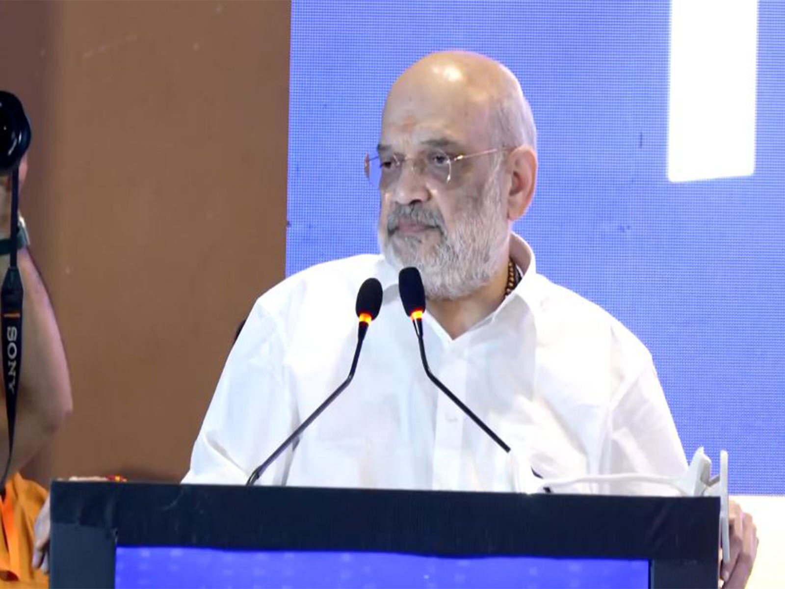 Union Home Minister Amit Shah in Kerala capital Thiruvananthapuram on January 11, 2026 (Photo/ANI)