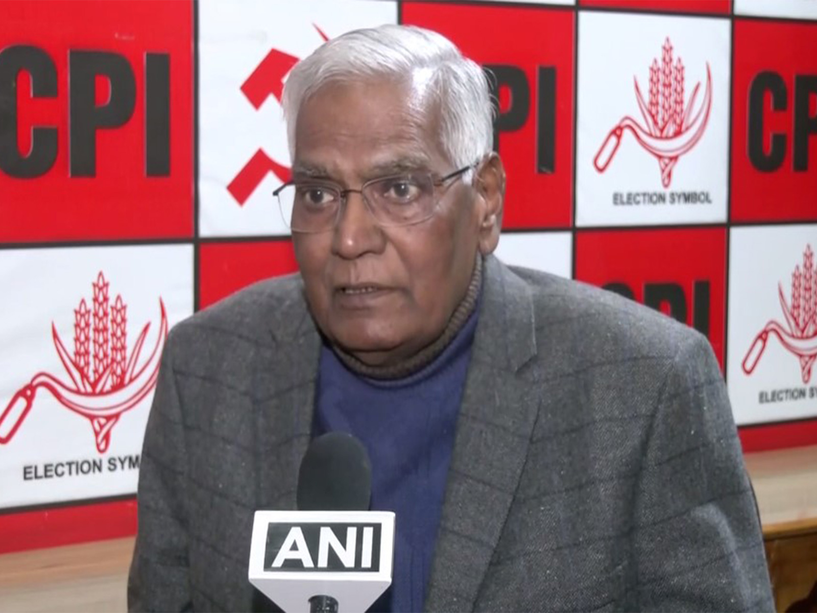 CPI General Secretary D Raja (Photo/ANI)