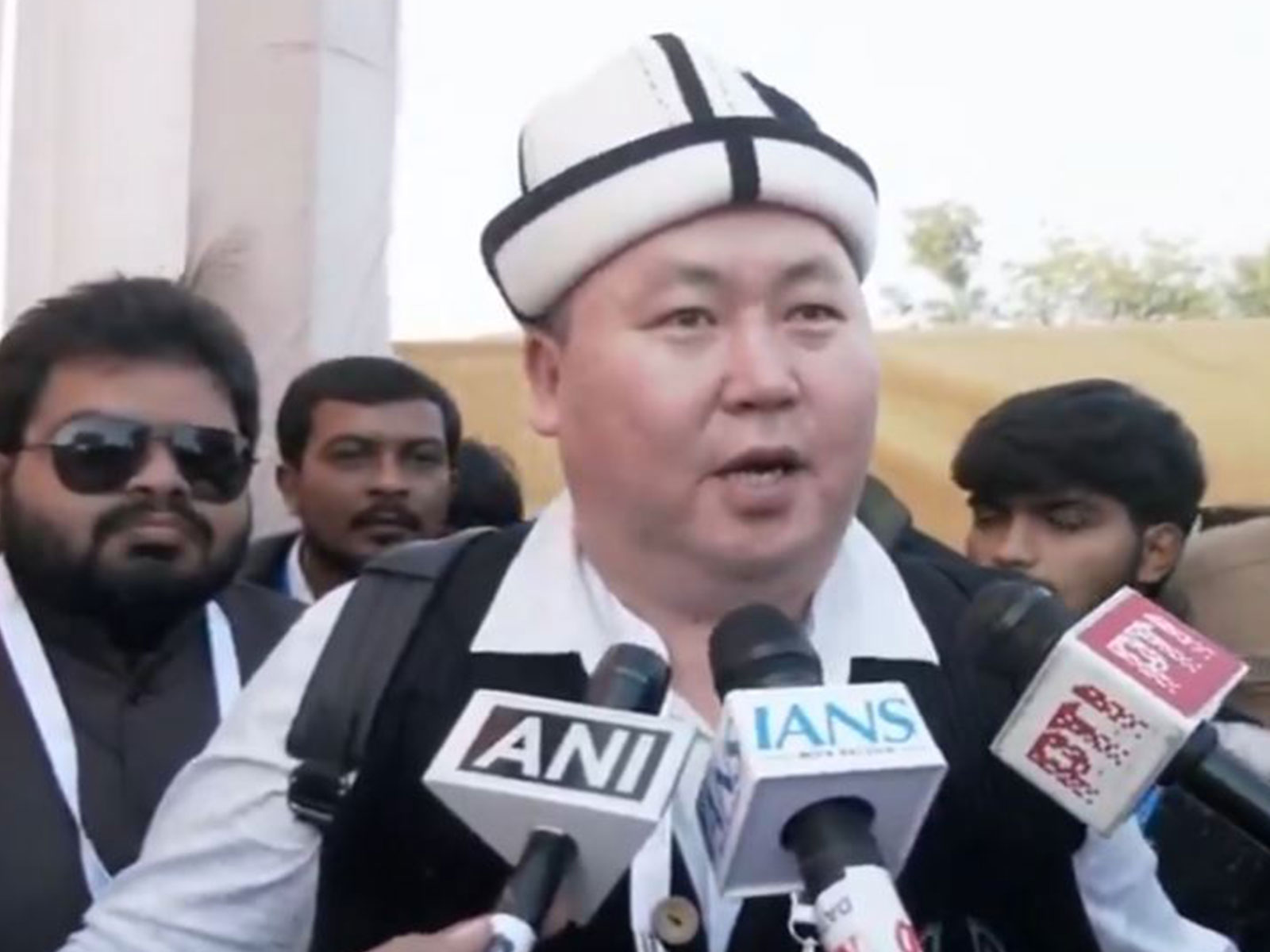 Kalybek Uulu Bekturgan, Representative, Chamber of Commerce and Industry of Kyrgyzstan (Photo: ANI)