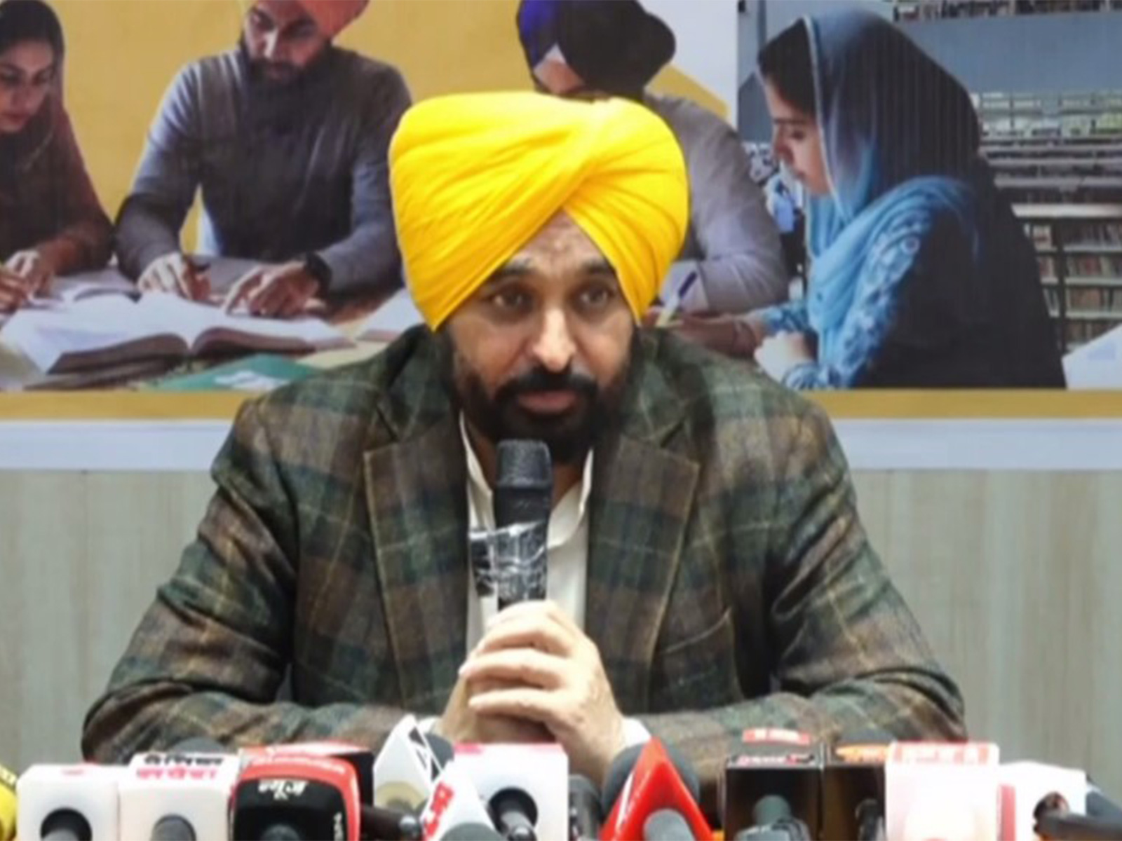 Punjab Chief Minister Bhagwant Mann (Photo/ANI)