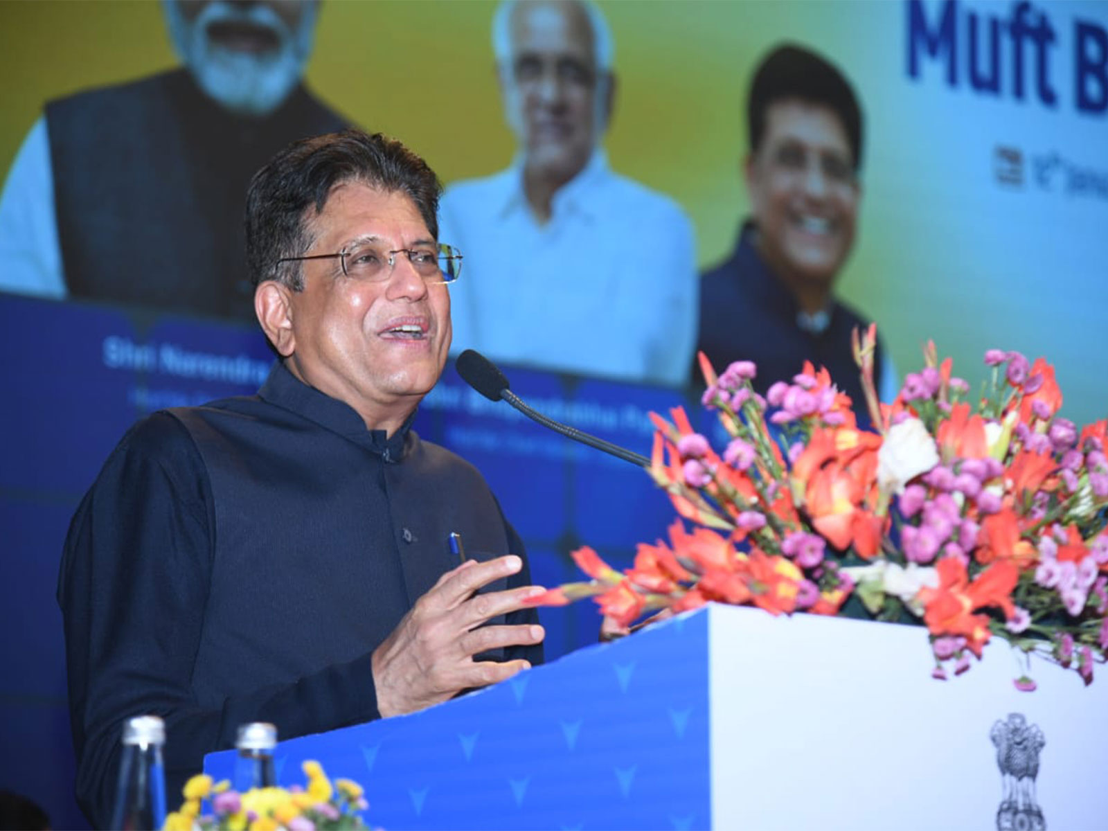 Union Minister Piyush Goyal at VGRC (Photo/ANI)