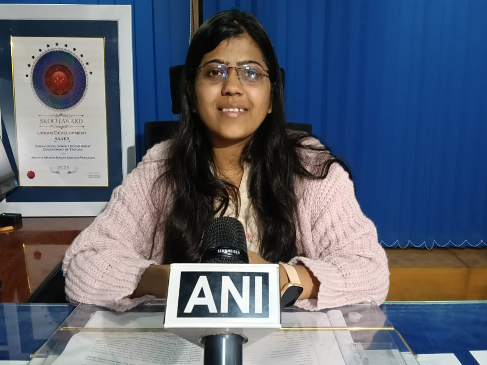 Megha Jain, UDD Director, Government of Tripura (Photo/ANI) Megha Jain, UDD Director, Government of Tripura (Photo/ANI)