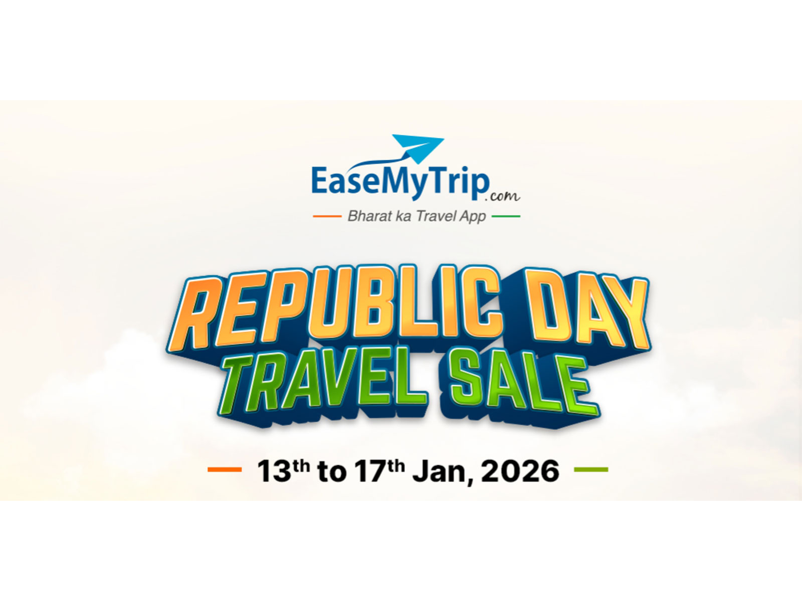 EaseMyTrip announces Republic Day Travel Sale (Photo/EasyMyTrip)