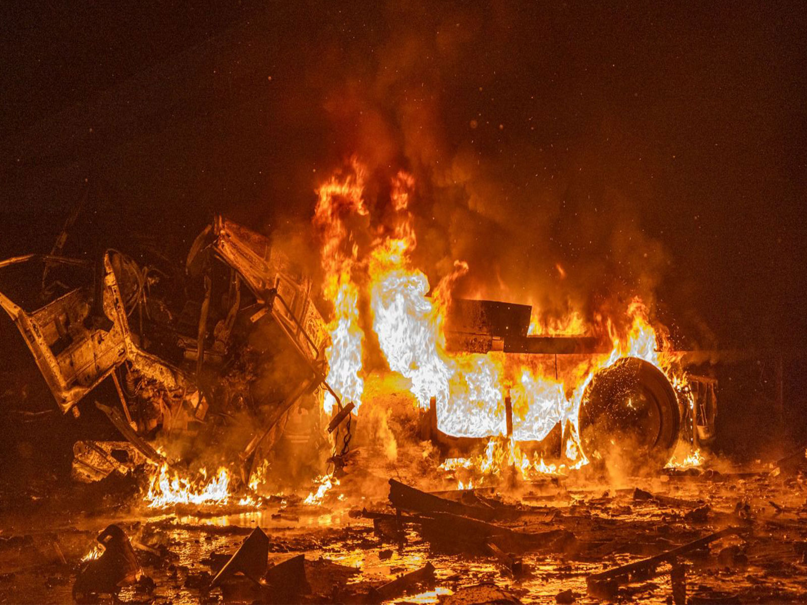 Ruins after the strike (Photo/X@ZelenskyyUa) Ruins after the strike (Photo/X@ZelenskyyUa)