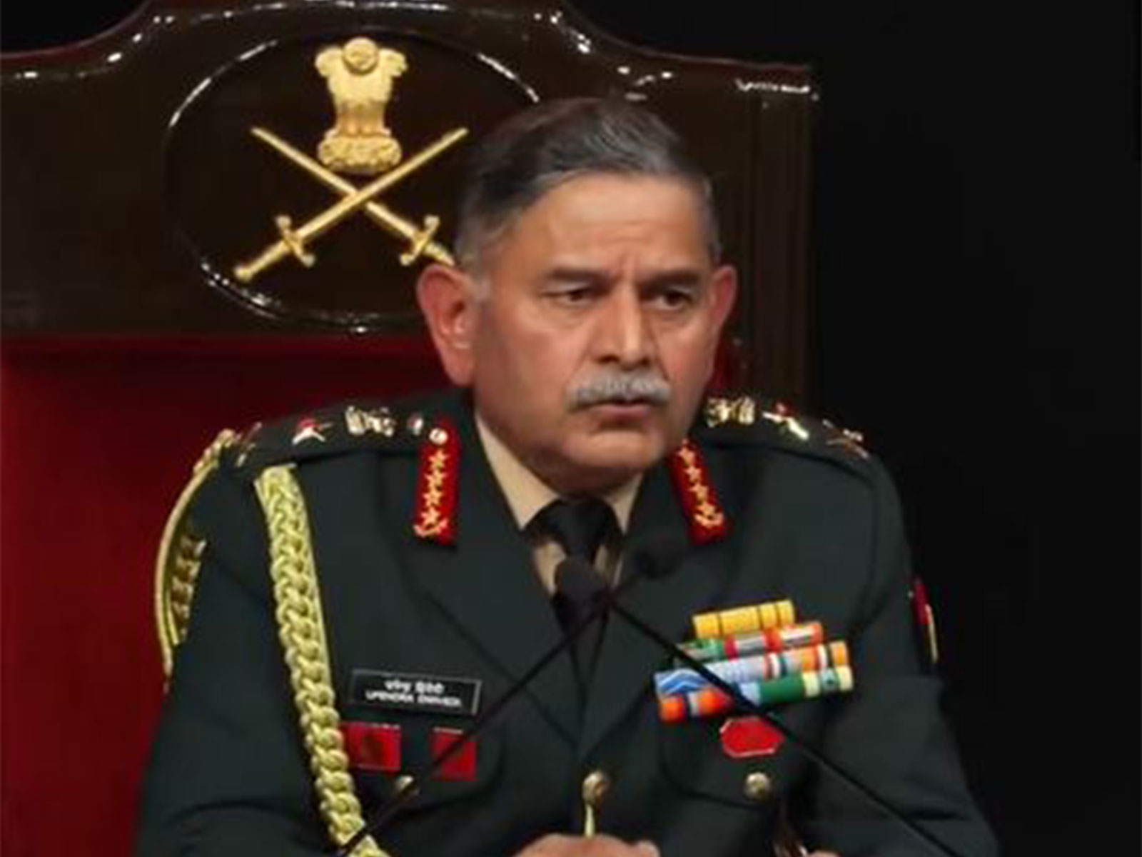 Chief of Army Staff General Upendra Dwivedi (Photo/ANI)
