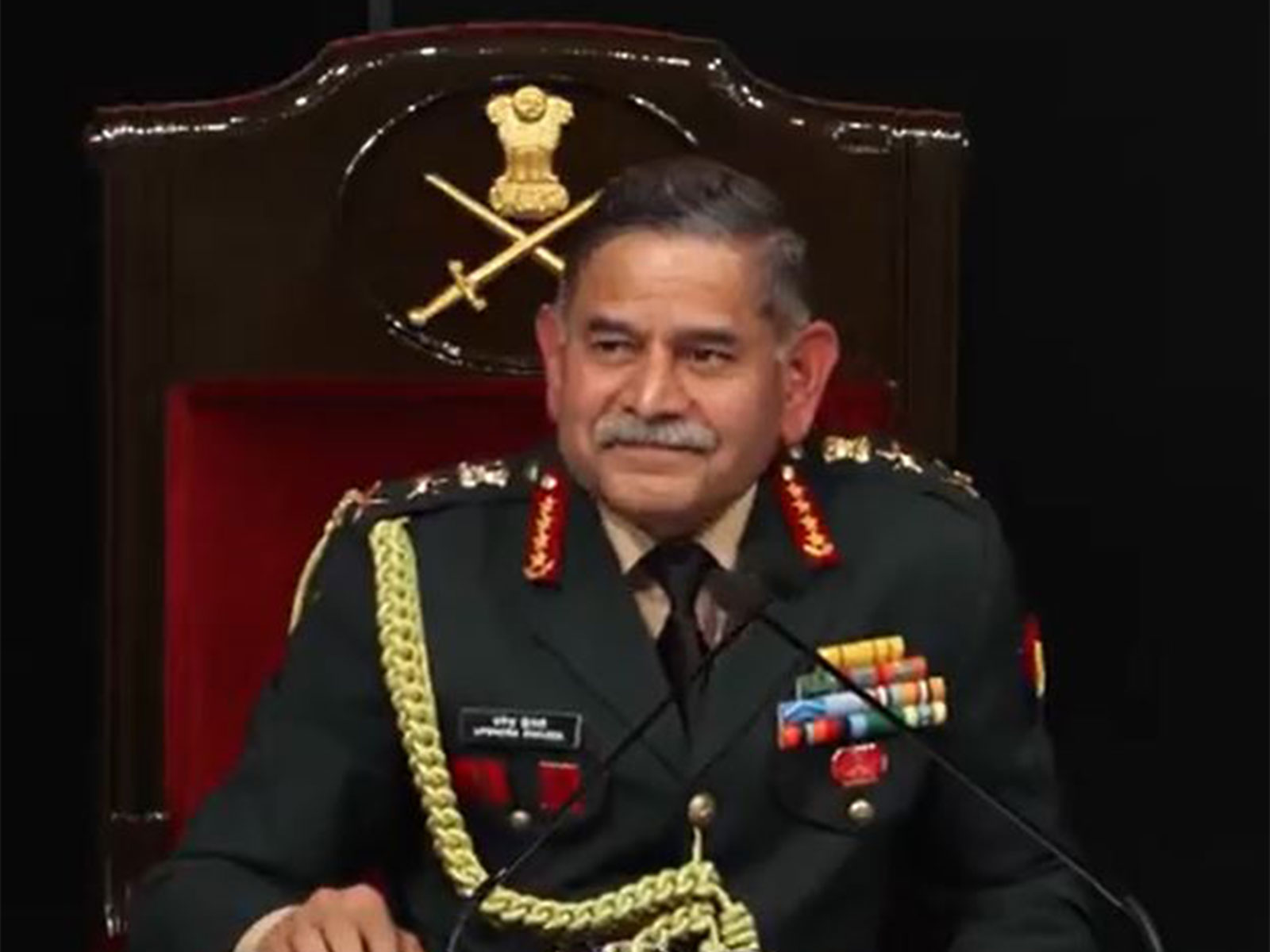 Indian Army Chief General Upendra Dwivedi (Photo/ANI) Indian Army Chief General Upendra Dwivedi (Photo/ANI)