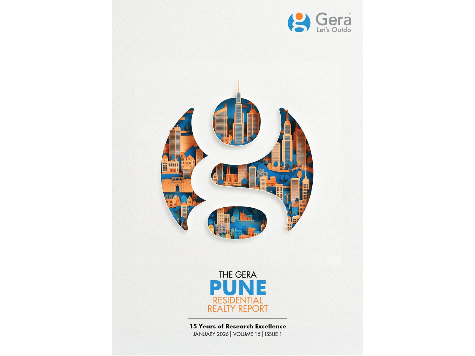 Mr. Rohit Gera, Managing Director, Gera Developments released the 15th Gera Pune Residential Realty Report