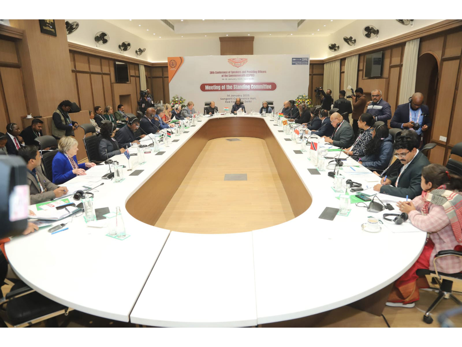 Lok Sabha Speaker Om Birla chairs meeting of CSPOC Standing Committee (Photo/  Office of Om Birla)