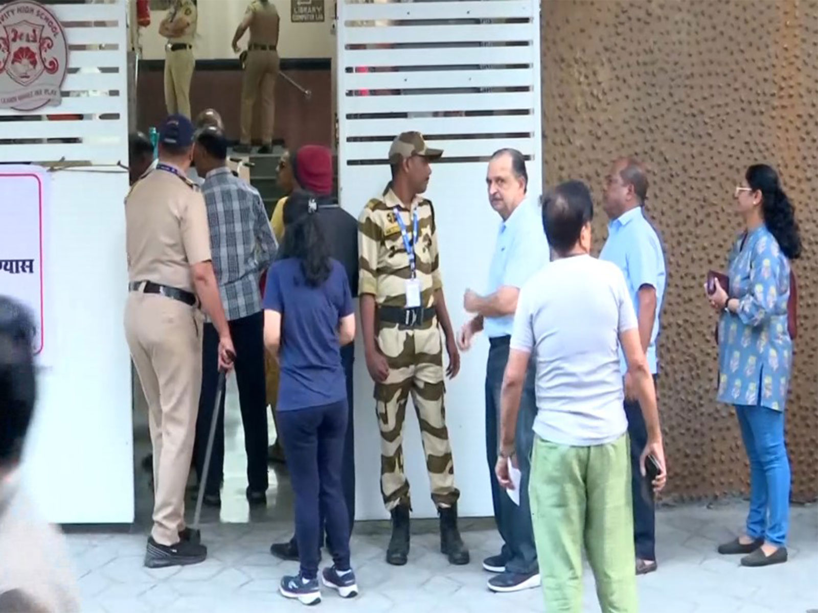 Voters lining up to cast their votes for the BMC elections in Mumbai (Photo/ANI)