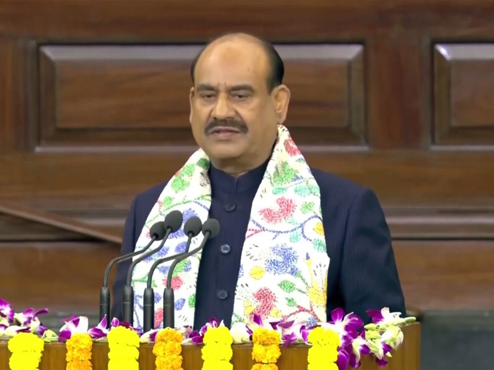 Lok Sabha speaker Om Birla (Photo: DD News)