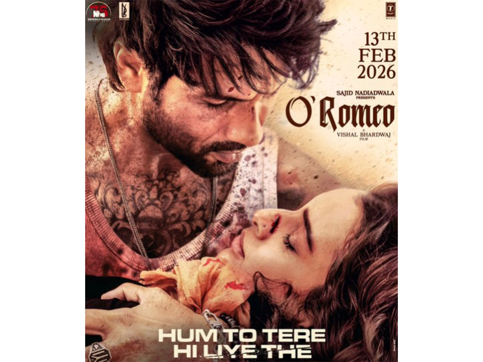 Poster of O’ROMEO (Image source: Shahid's Instagram) Poster of O’ROMEO (Image source: Shahid's Instagram)