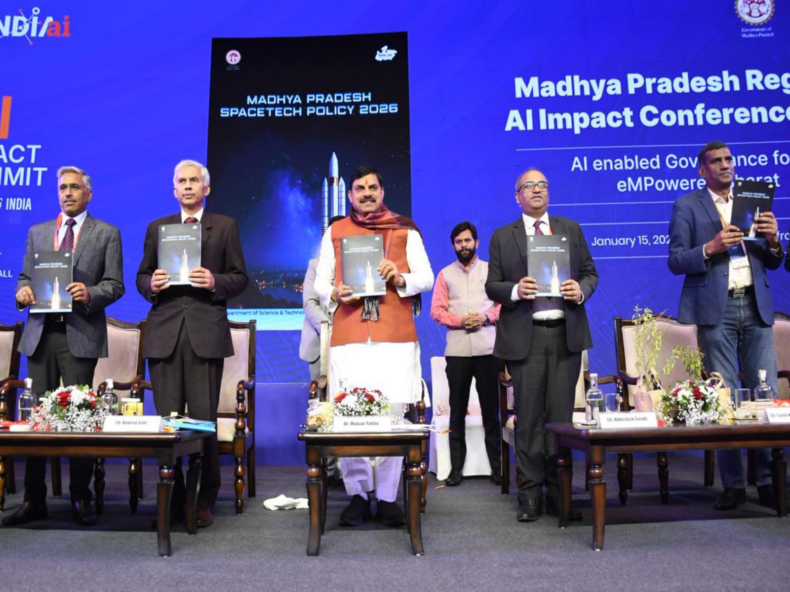 MP CM Mohan Yadav launches SpaceTech Policy–2026 (Photo/DPR)
