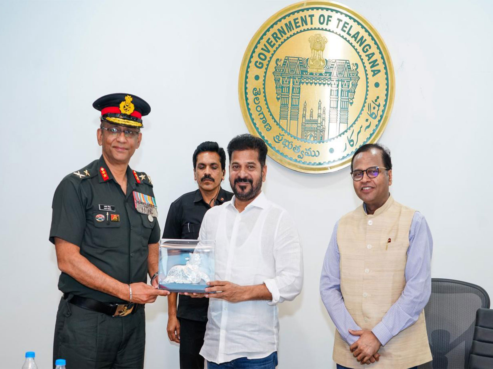 Telangana Chief Minister Revanth Reddy at an event (Photo/@revanth_anumula)