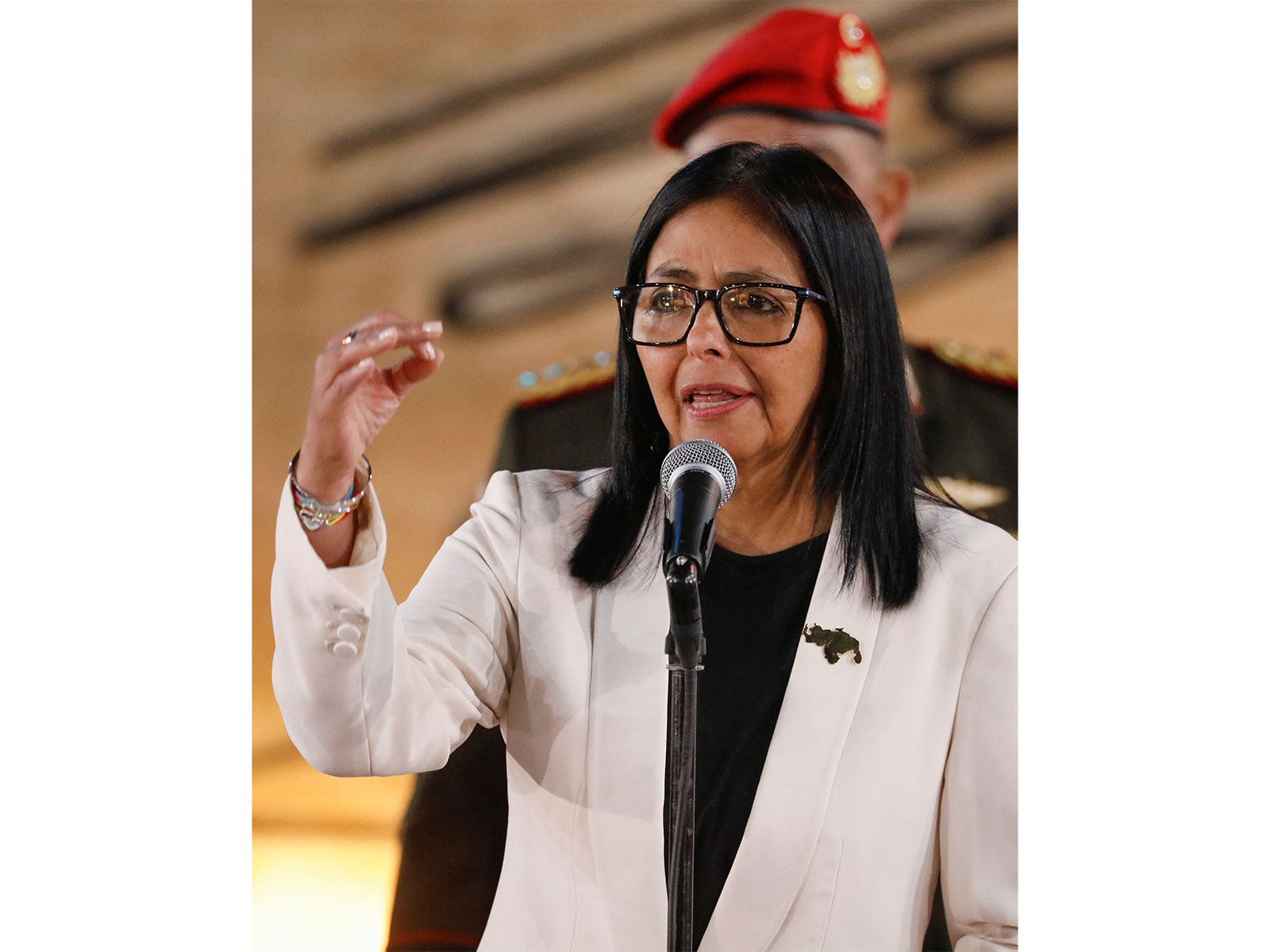 Venezuela’s Interim President Delcy Rodríguez (File Photo/Reuters)