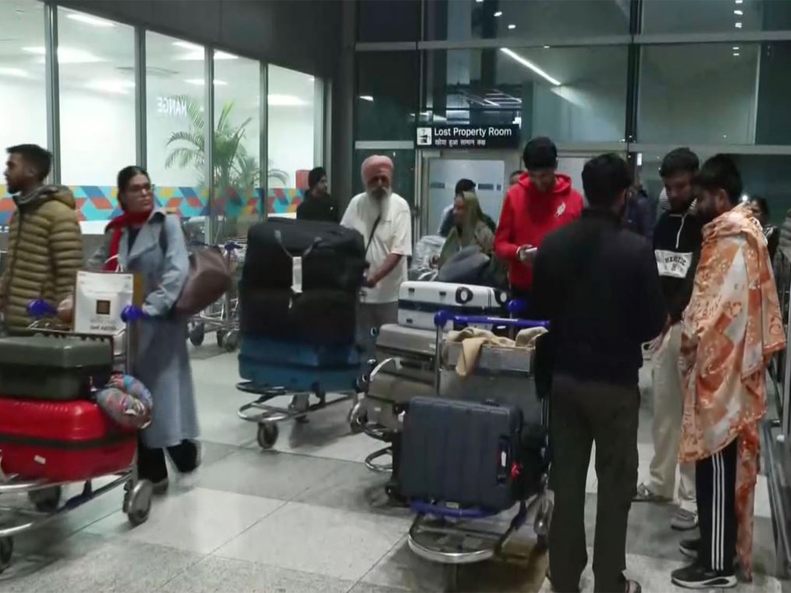 Visual from the Indira Gandhi International Airport in Delhi (Photo/ANI)