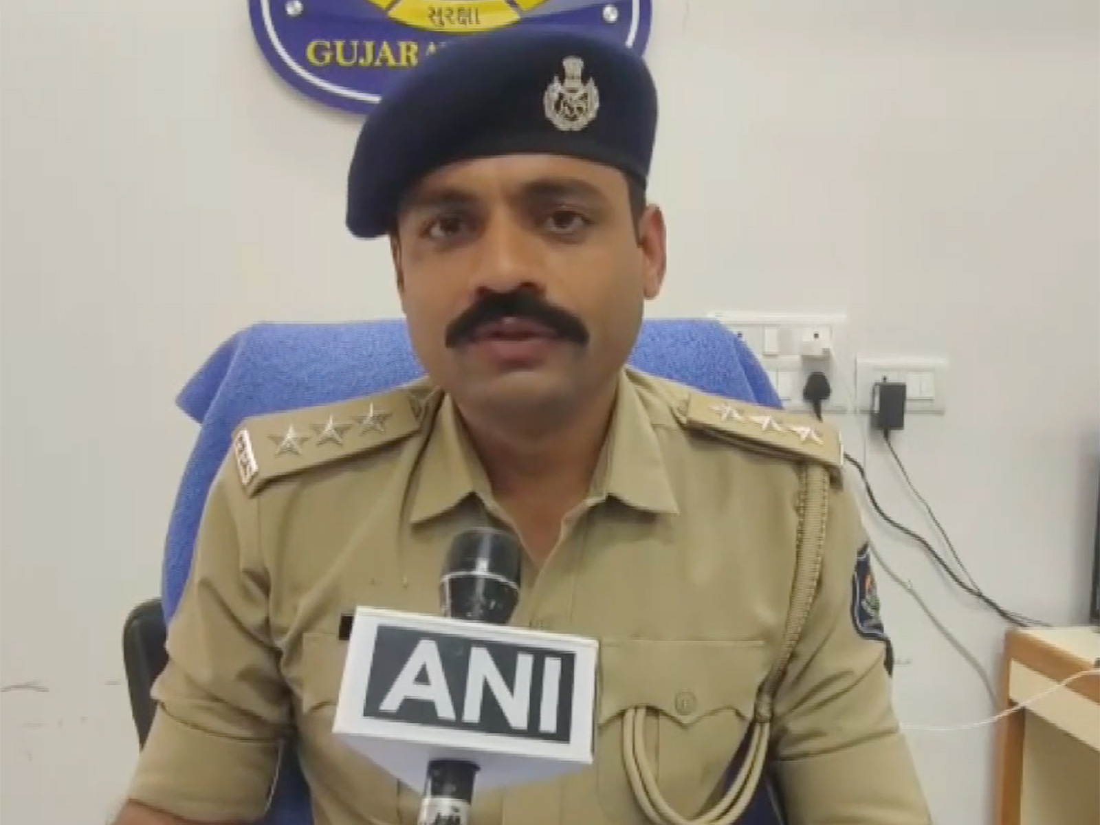 Porbandar Deputy Superintendent of Police Dhruval Sutariya (Photo/ ANI)