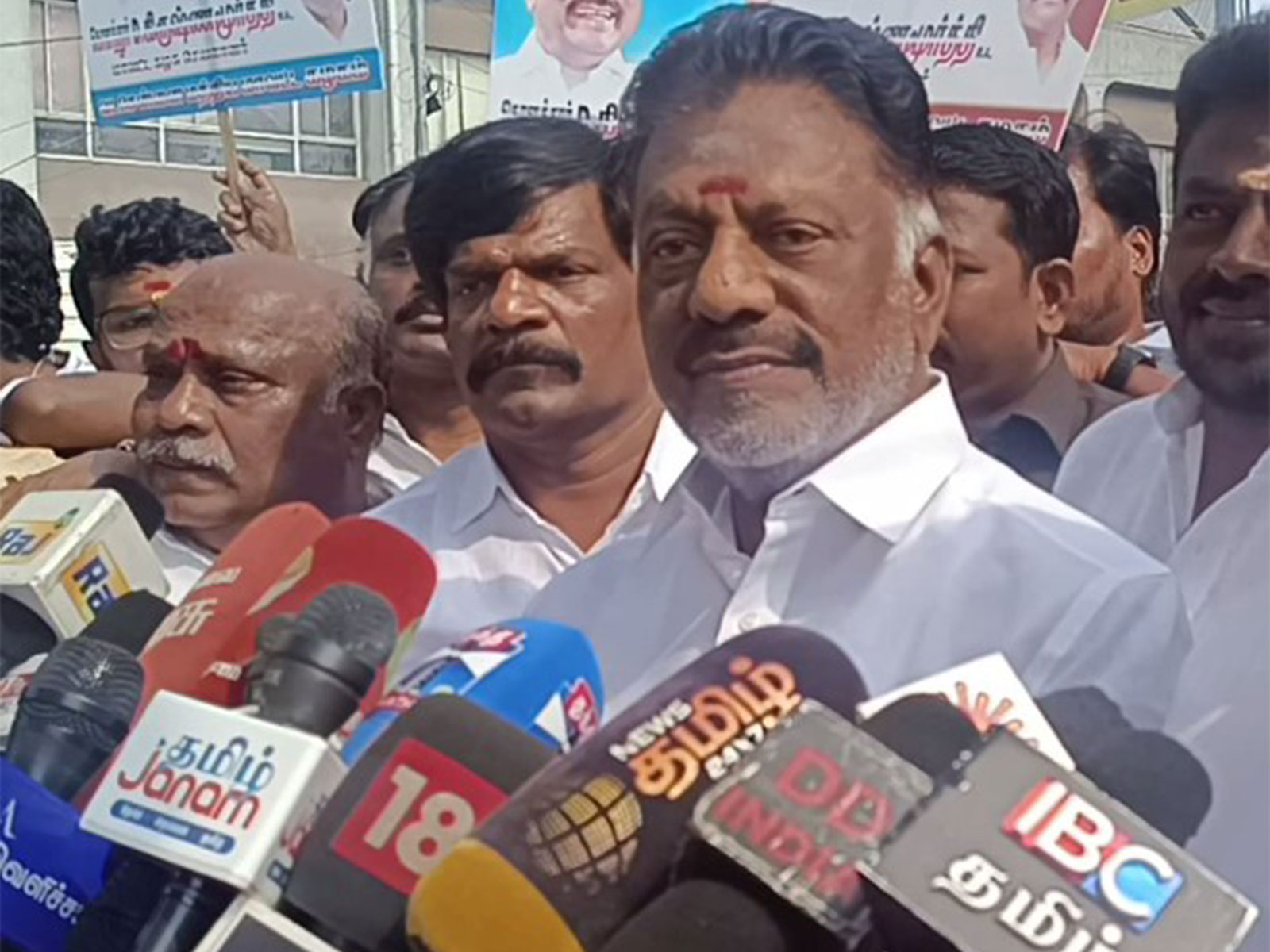 Former Tamil Nadu CM O Panneerselvam (Photo: ANI) Former Tamil Nadu CM O Panneerselvam (Photo: ANI)