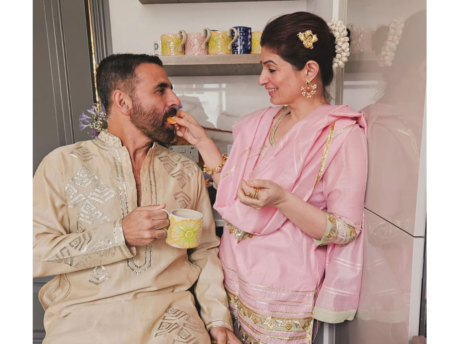 Bollywood couple Akshay Kumar and Twinkle Khanna (Photo/Instagram@twinklerkhanna)