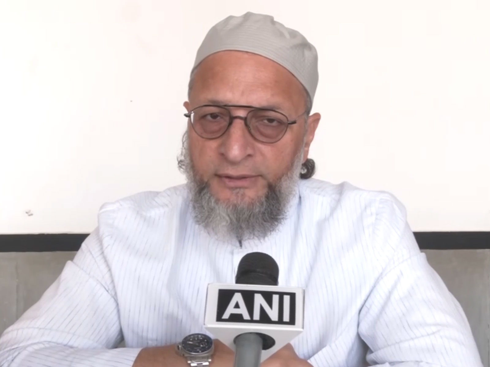  Party president and Hyderabad MP Asaduddin Owaisi (Photo/ANI)