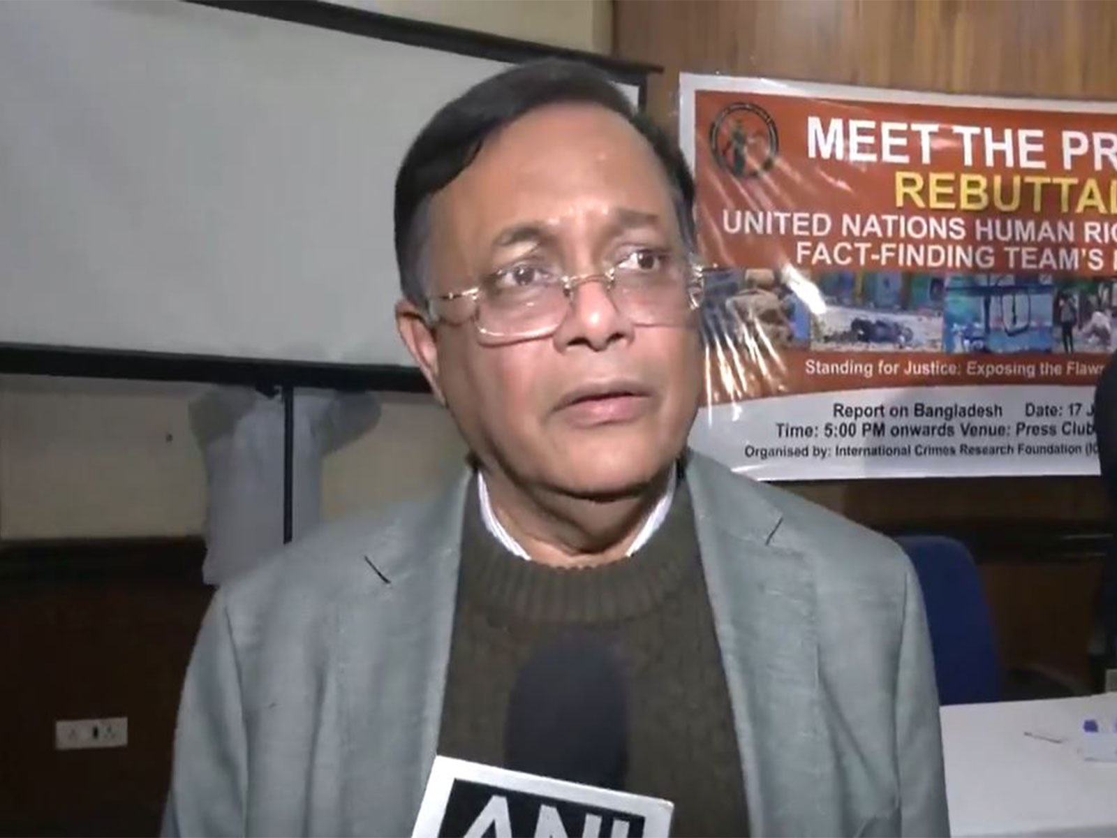 Former Bangladeshi Foreign Minister Hasan Mahmud (Photo/ANI)