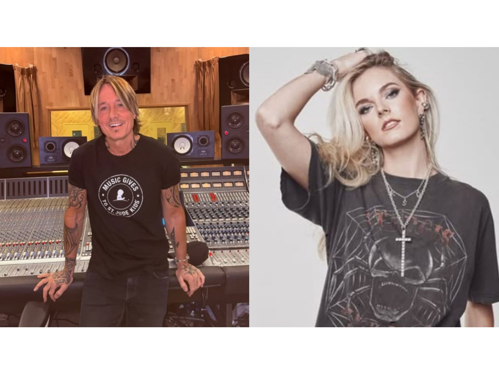 Keith Urban (L) Karley Scott Collins (Photo/instagram/@keithurban, karleyscottcollins)