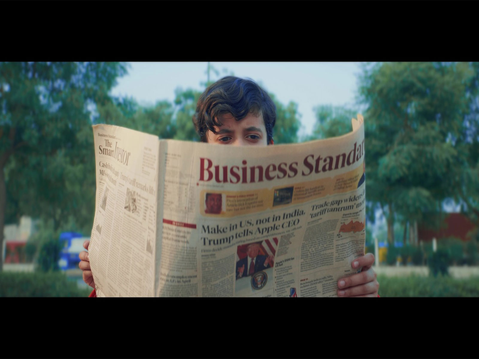 A still from Business Standard’s new brand film on curiosity.