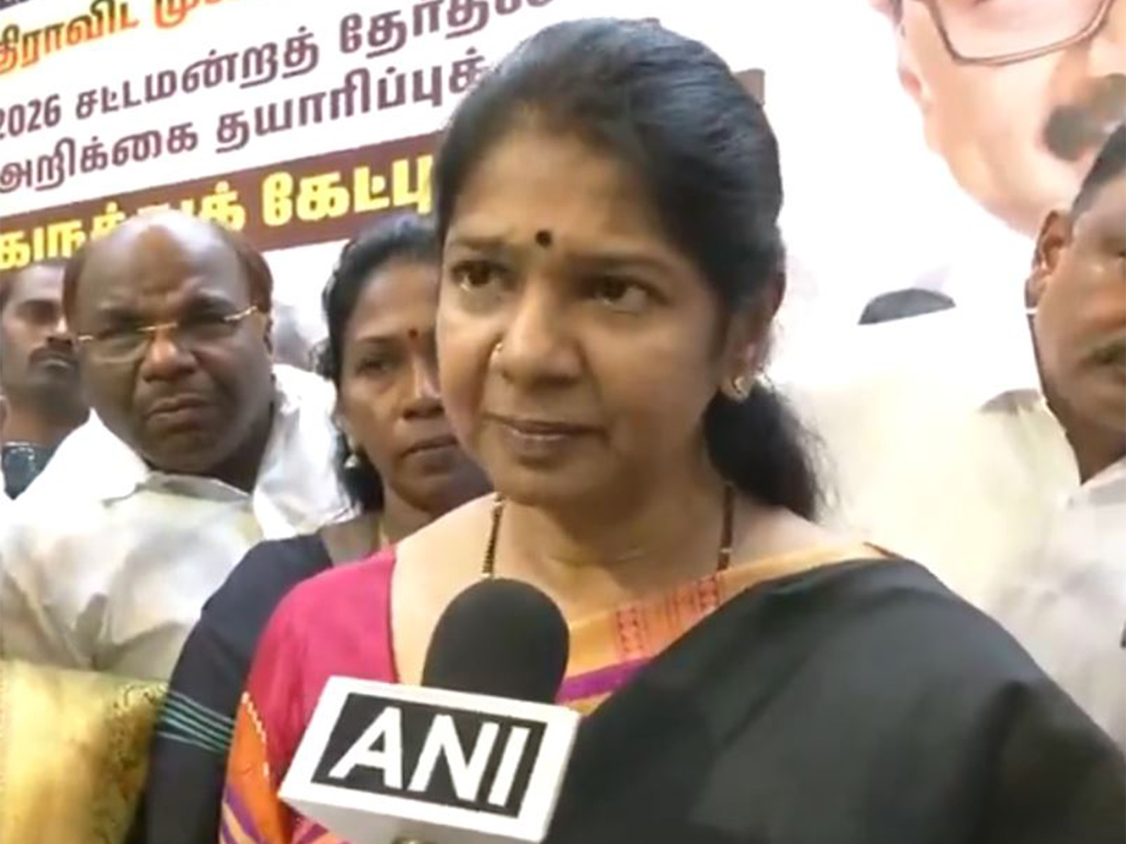 DMK MP Kanimozhi (Photo/ANI) DMK MP Kanimozhi (Photo/ANI)